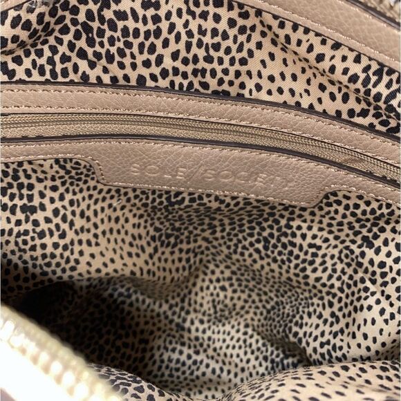 Sole Society Leather Satchel Nude Medium - Picture 14 of 16